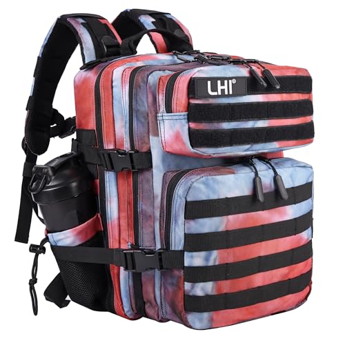 Image of LHI Tactical Military Backpack for Men and Women 25L /35L Army Assault Pack Bag Small Rucksack with Bottle Holder