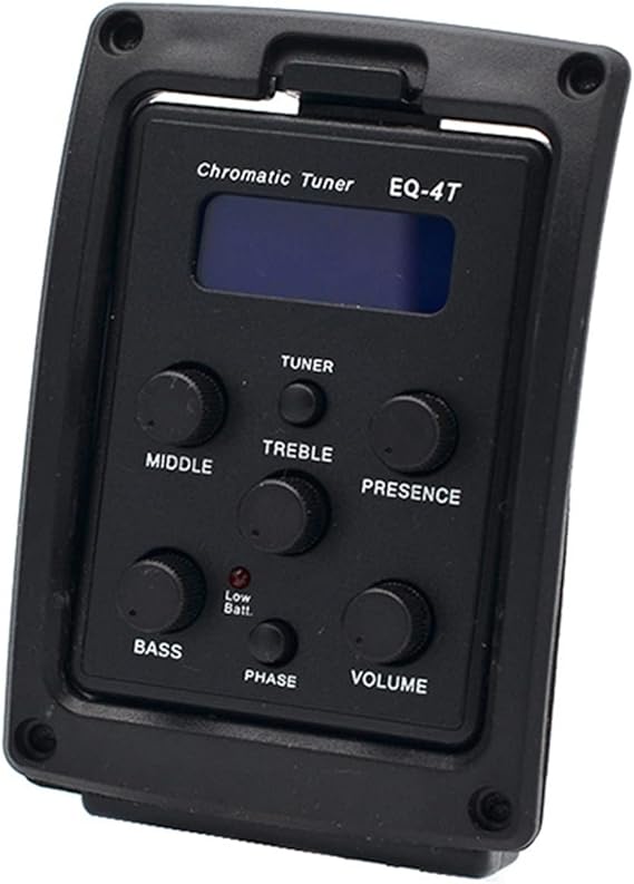 YGYGYG 4 Band Acoustic Guitar Preamp Amplifier With 6.5MM Output Pick