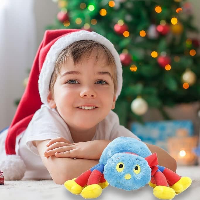 MAOWO Planet Woolly And Tig Toy, Woolly And Tig Toy Soft Spider Pillow Xmas Gifts For Kids 15.7 In&40cm, Blue - Image 4