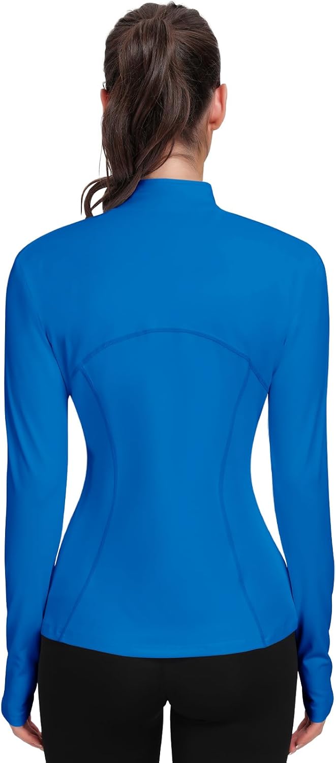 VUTRU Womens Workout Athletic Jackets Zip Up Sport Track Shirts Gym Yoga Sportswear with Pockets - Image 2