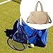 kowaku Tennis Racket Bag with Shoe Compartment for Women with Shoulder & Hand Strap Travel Gym Organizer Waterproof Sports, Khaki