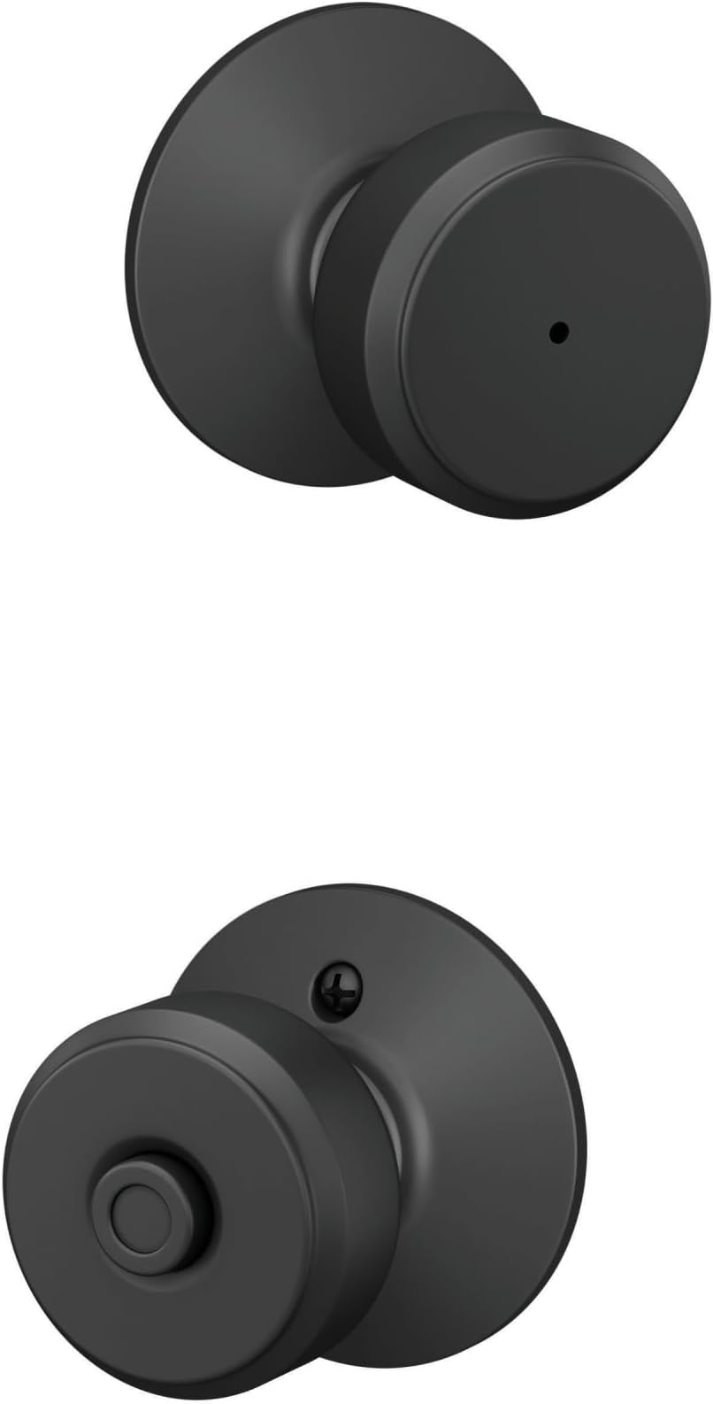 F40 BWE 622 Bowery Privacy Lock Knob, Matte Black
