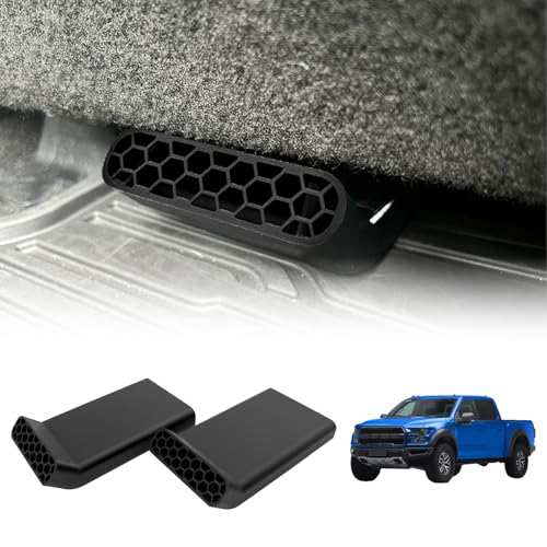 Under Seat Vent Deflectors Rear Floor AC Vent Extenders Compatible with Ford F150 2015-2025 Lightning & Raptor(Pair)