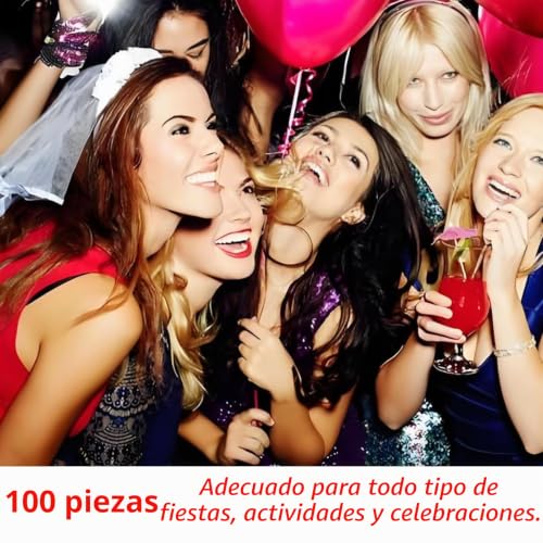 Miniatura 6 de Siumir 100 Piezas Matasuegras Para Fiestas Blowouts, Matasuegras Carnaval, Noisemakers Hace Ruido, Para Fiestas De Cumpleaños, Infantiles, Banquetes, Graduaciones, Halloween Sólido