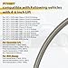 Motoparty Front and Rear C10 Brake Lines 89340S 89335S for 1971-1978 Chevy K10 K5 Blazer GMC C/K 15 25 Jimmy 4-6