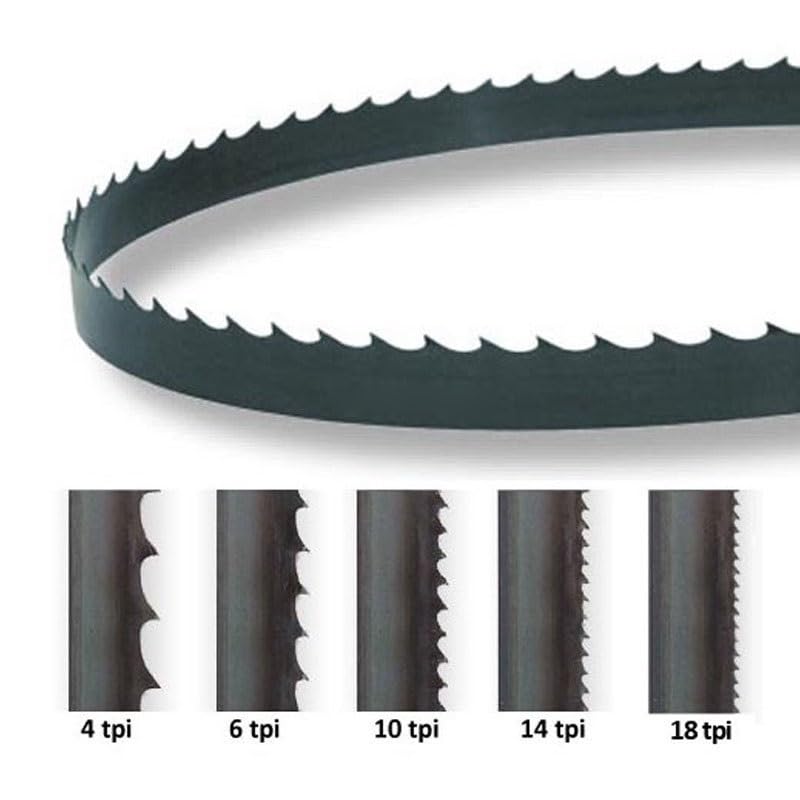 Lames De Scie à Ruban En Carbone 1400 Mm, 6, 10, 14 TPI, 1400 X 6,35 X 0,35 Mm, For Outils De Travail Du Bois, For Draper BS200A, 3 Pièces(10 TPI