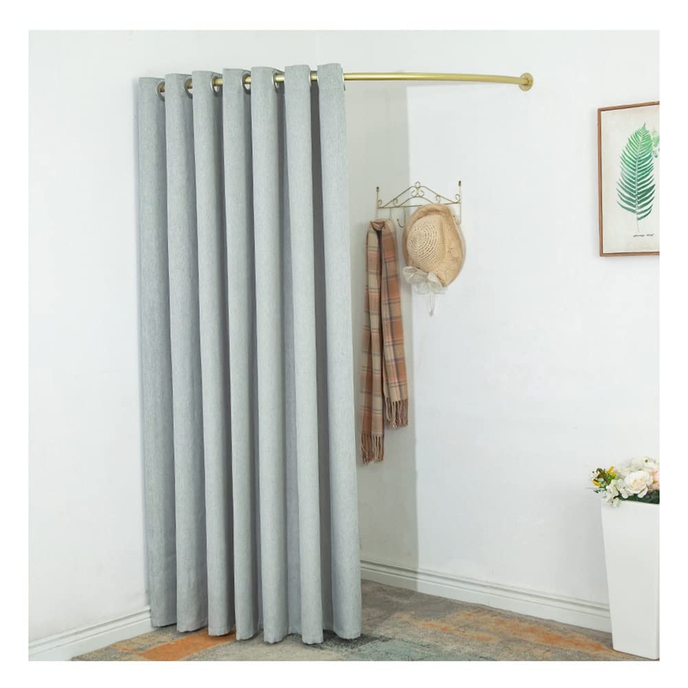 Cabine d'essayage d'angle privée avec rideaux occultants pour boutique et bureau