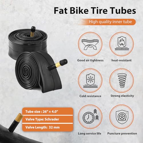 MOHEGIA 26x4.0 Tire & Tube Set