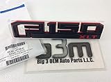 2015-2016 F-150 XLT Red & Black Left Driver Fender Emblem NEW OEM GL3Z16720D