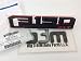 2015-2016 F-150 XLT Red & Black Left Driver Fender Emblem NEW OEM GL3Z16720D