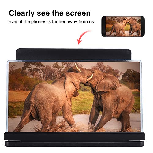 image for ROSEBEAR Mobile Phone Screen Magnifier, 12inch Foldable Magnifing Proj