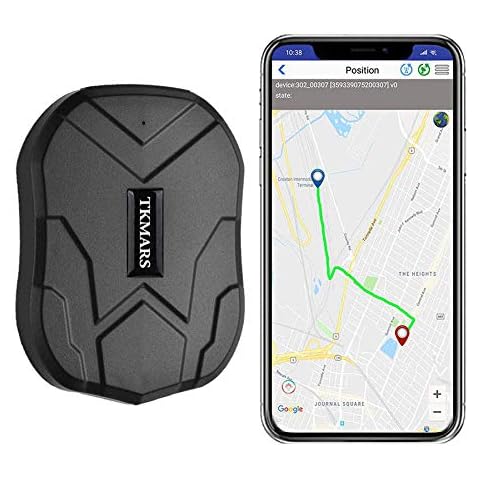 TKMARS GPS Tracking Device Real Time GPS Tracker for Vehicle Luggage Personal Magnetic GPS Tracker Support App/Website Online Tracking Cover