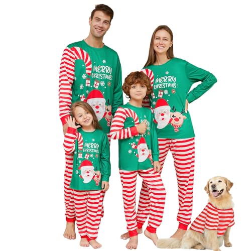Christmas Pajamas for Family Matching Family Christmas Pajamas Matching Sets Holiday Xmas Pjs SleepwearSD-301-MEN-M