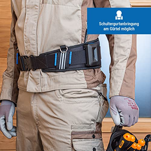 Sortimo ProClick Starterset Werkzeuggürtel M – Ergonomischer, gepolsterter Gürtel für Werkzeuge & Material – Flexibles Haltersystem mit Nagel- & Werkzeugtasche – Komfortabel & rückenfreundlich