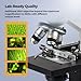 Vabiooth Constant Temperature Lab Monocular Compound Microscope 40X-2500X Magnification with 7