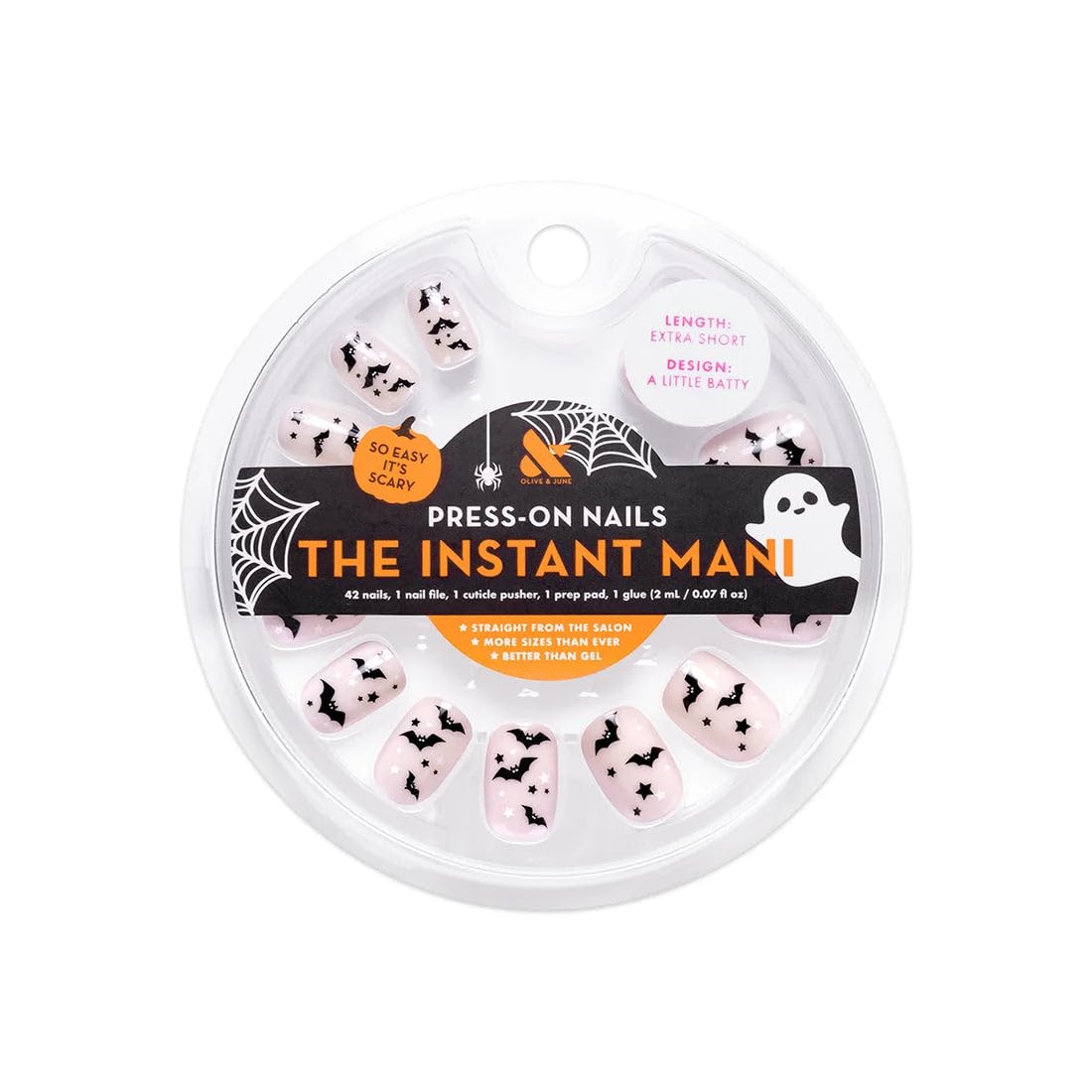 M_nail♡ Amazon.com: Olive & June Instant Mani Extra Short Squoval Press-On