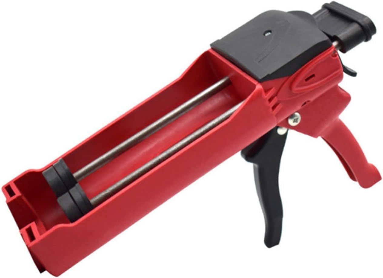 Caulk Tool,Caulking Gun,Heavy Duty Plastic Hand Tile Seam Adhesive Applicator 400ml Glue Caulking Gun Manual Two Component Mixing Cartridge Caulking Gun