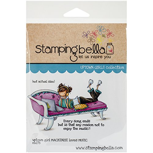 Stamping Bella Rubber Cling Stamp, 6,5 x 4,5 cm