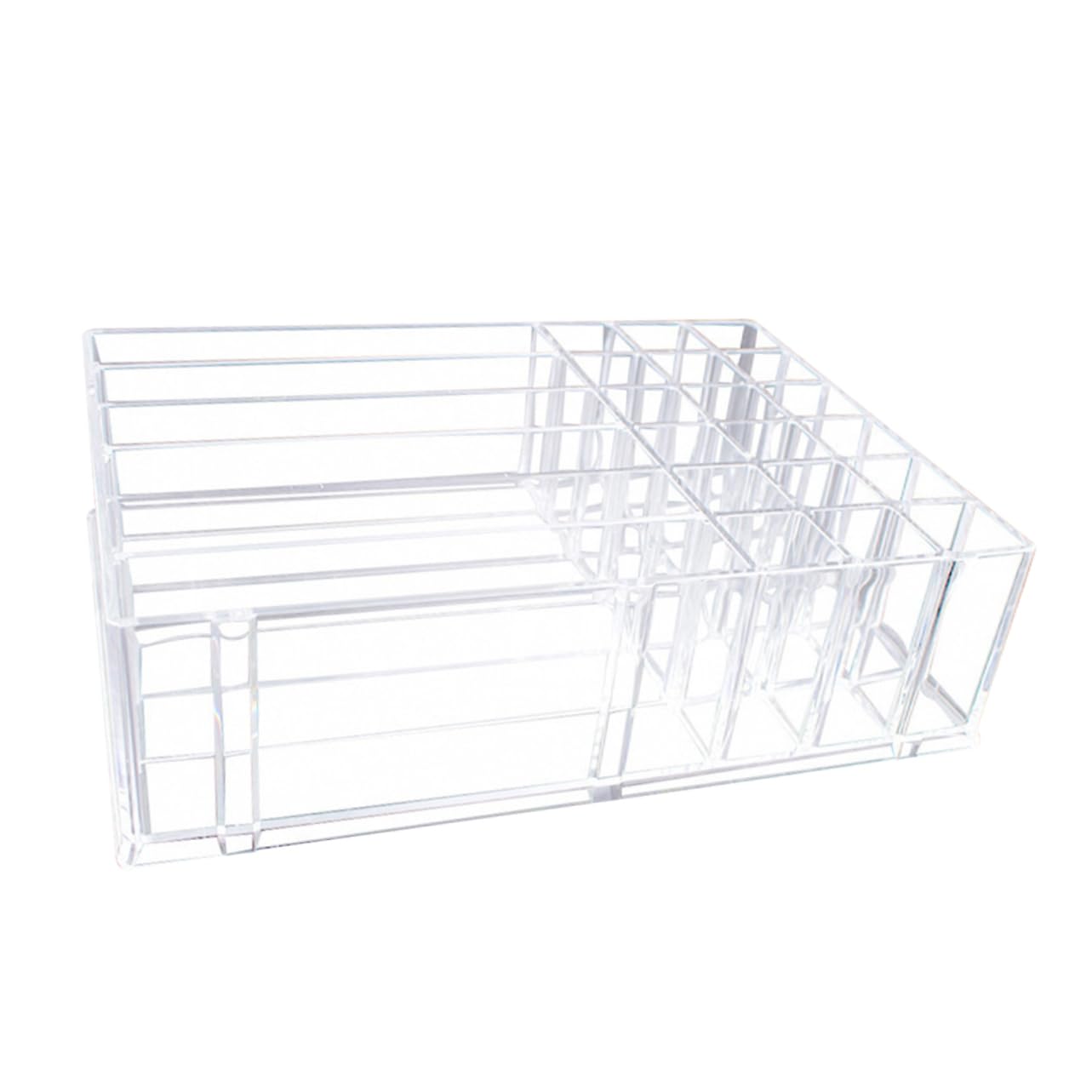 Organisateur Cosmétique Rotatif en PS Transparent Design Clair, Support de Rangement Maquillage pour Maison et Boutique, Présentoir Compact pour Produits de Beauté