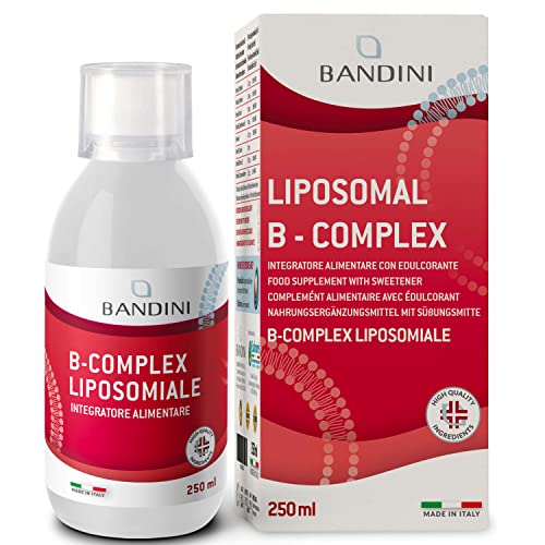 Bandini® Liposomal Vitamin B Complex Liquid 250 mL Vitaminas del grupo B en dosis altas B1