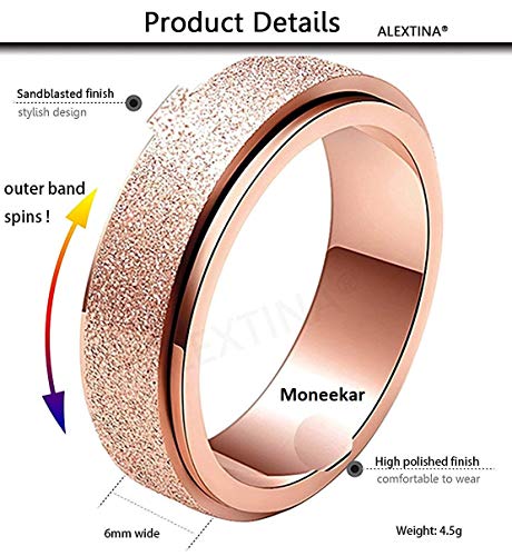 Image of Moneekar Jewels 18k Stainless Steel Ring for Men and Women
