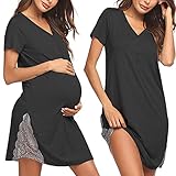 ▶ Die Unterteile des Umstandskleides mit Spitzendesign zaubert eine feminine Silhouette