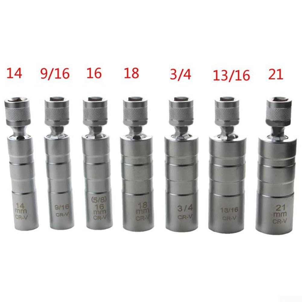 Bewältigen Sie jede Aufgabe, effizient gestaltete 7-teilige magnetische Zündkerzen, perfekt für Reparaturen