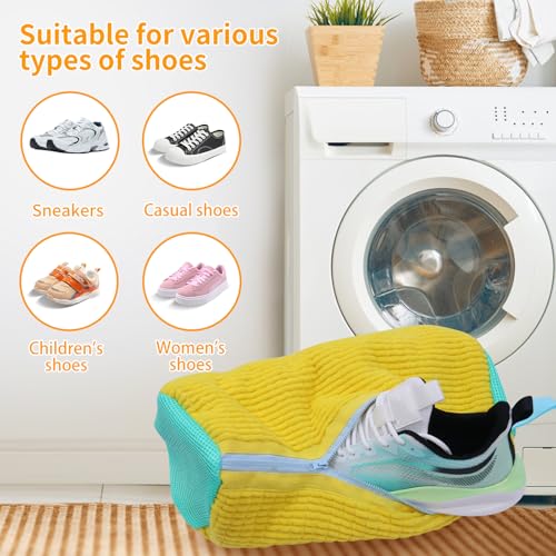 Xan Concept 2Pcs Shoe Washing Machine Bag,Shoe Cleaning Bag For All Shoe Types,Laundry Shoe Bag For Washer And Dryer  thumb #2