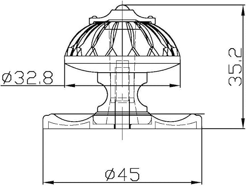 Miniatura 4 de Richelieu Hardware BP16063244BB Colección Montreuil - Pomo ecléctico para gabinete, latón bruñido (paquete de 2)