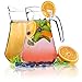 KADAX Jarra de cristal, jarra de cristal resistente, jarra de agua con boquilla y asa de fácil agarre, jarra de cristal para bebidas frías, zumo, leche, té helado, transparente (2 teo, 1,4 L)