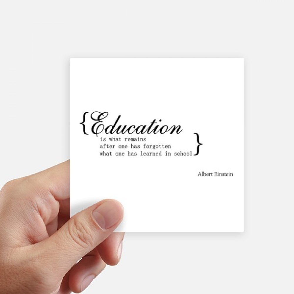 Autocollant éducation DIYthinker pour ordinateur portable et valise voyage