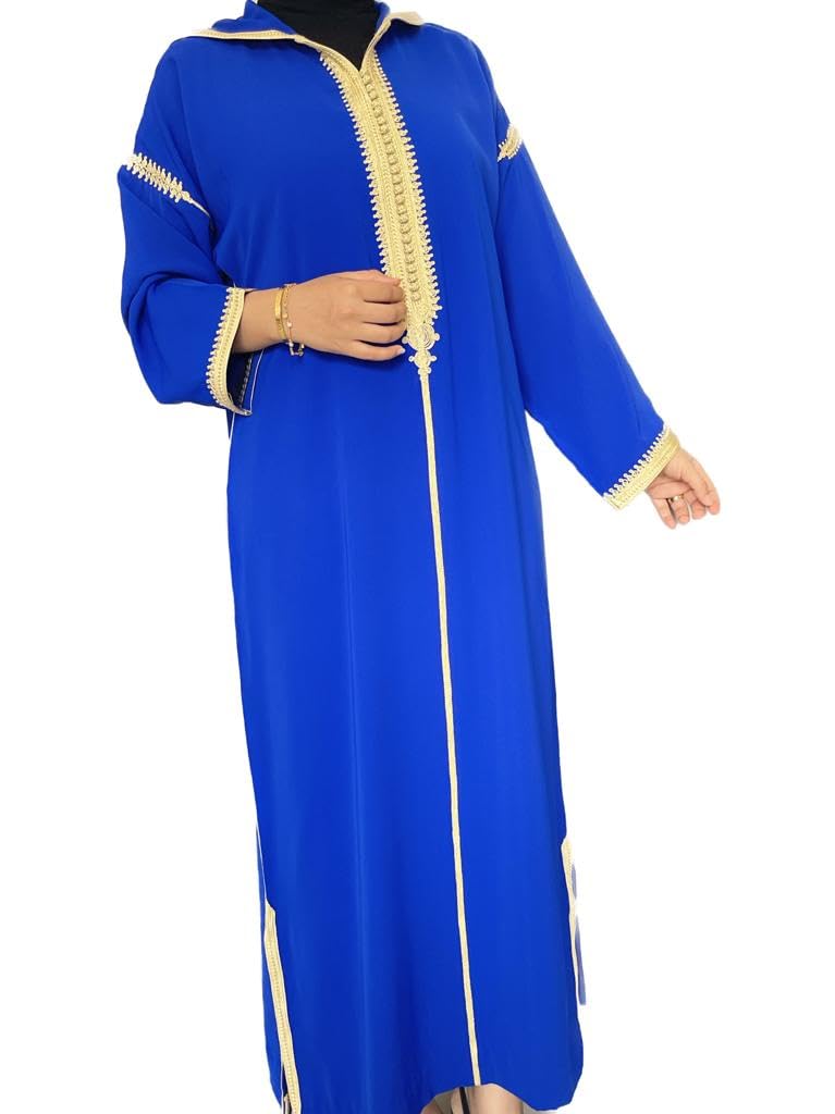 GenericWoman Long Jalaba Moroccan Origin Jalabiya Caftan Dress for all event New simple Design - best choice for your fancy days