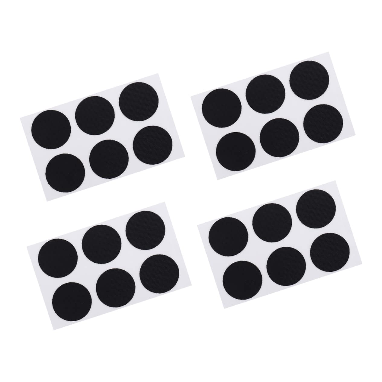 Luxshiny 1set Tire Patch Tube Repair Professional Inner Patch Bike Supply Cycle Accessory Portable Inner Patch Cycle Inner Patch Tire Inner Patch Cycle Supply Rubber Black 4sheets