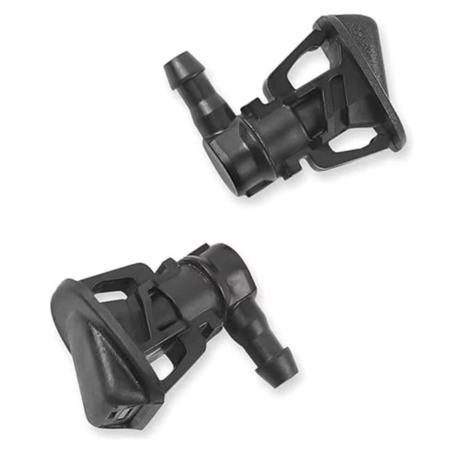 Psrrgztm One Color Compatible With Jeep For Wrangler Jk 2013 2014 2015 2016 2017 2Pcs Car Front Windshield Windscreen Wiper Sprayer Washer Jet Nozzles 68164356Ab Wiper Nozzles