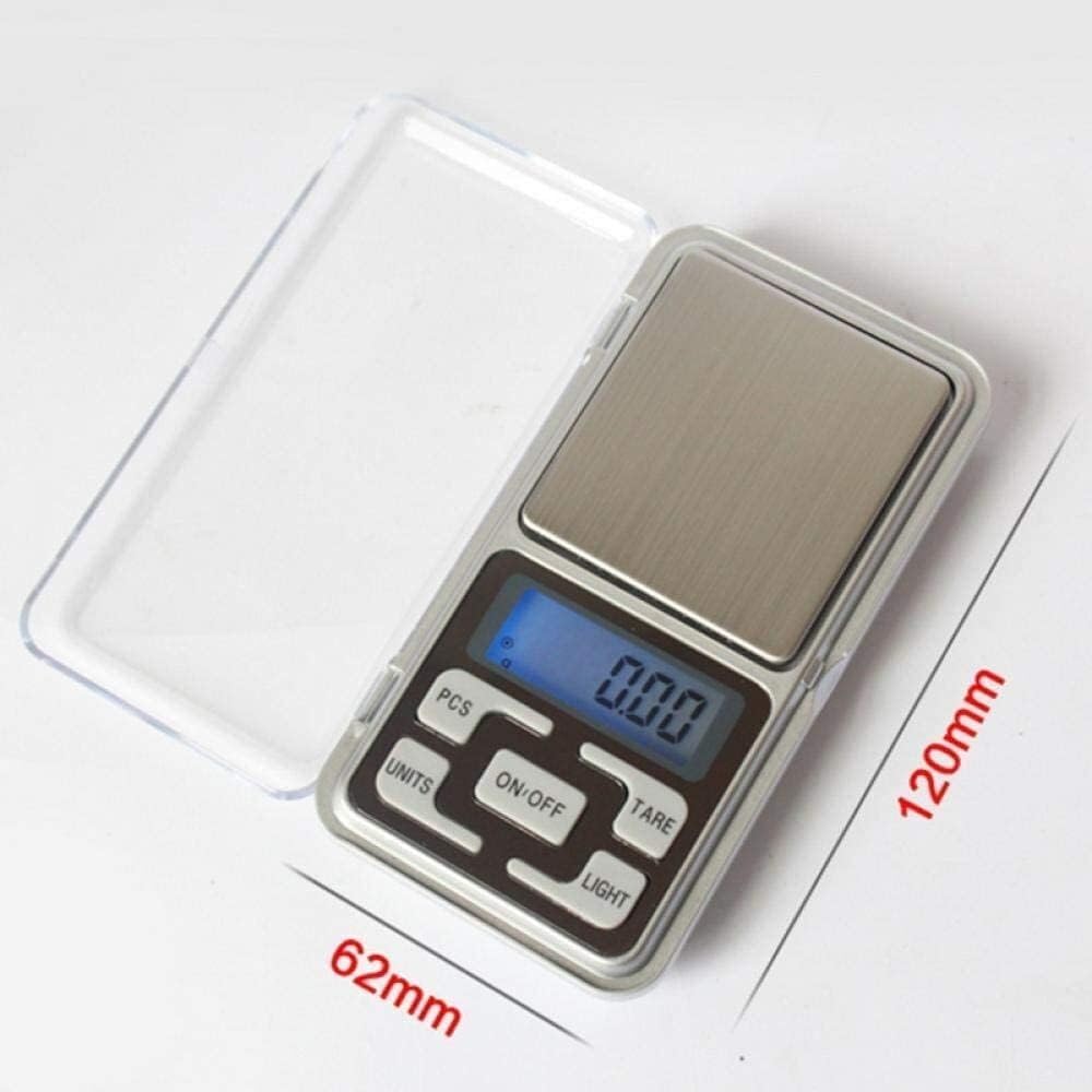 FAXIOAWA Báscula Digital de precisión para joyería, báscula electrónica 500Gx0 01G, Mini báscula Digital, báscula electrónica para joyería (Color: 100 g 0,01 g)
