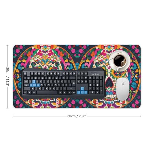Desk Pad Protector con diseño Many Mexican Skull 24x12 pulgadas miniatura 2