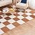 Interlocking Plush Detachable Soft Foam Floor Mats- 16 Piece Puzzle Square Foam Floor Mats Non-Slip Rug for Home Flooring- 24x24(Color:White)