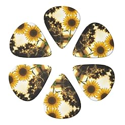 Ensemble de 6 médiators de guitare tournesols pour guitare acoustique, guitare électrique, basse, ukulélé – fin, moyen… - Les Beatles, Paul McCartney, John Lennon, RIngo Starr, George Harrison Ensemble de 6 médiators de guitare tournesols pour guitare acoustique, guitare électrique, basse, ukulélé - fin, moyen… – Image 4