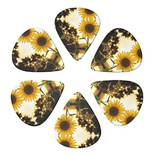 Ensemble de 6 médiators de guitare tournesols pour guitare acoustique, guitare électrique, basse, ukulélé – fin, moyen… - Les Beatles, Paul McCartney, John Lennon, RIngo Starr, George Harrison Ensemble de 6 médiators de guitare tournesols pour guitare acoustique, guitare électrique, basse, ukulélé - fin, moyen… – Image 4