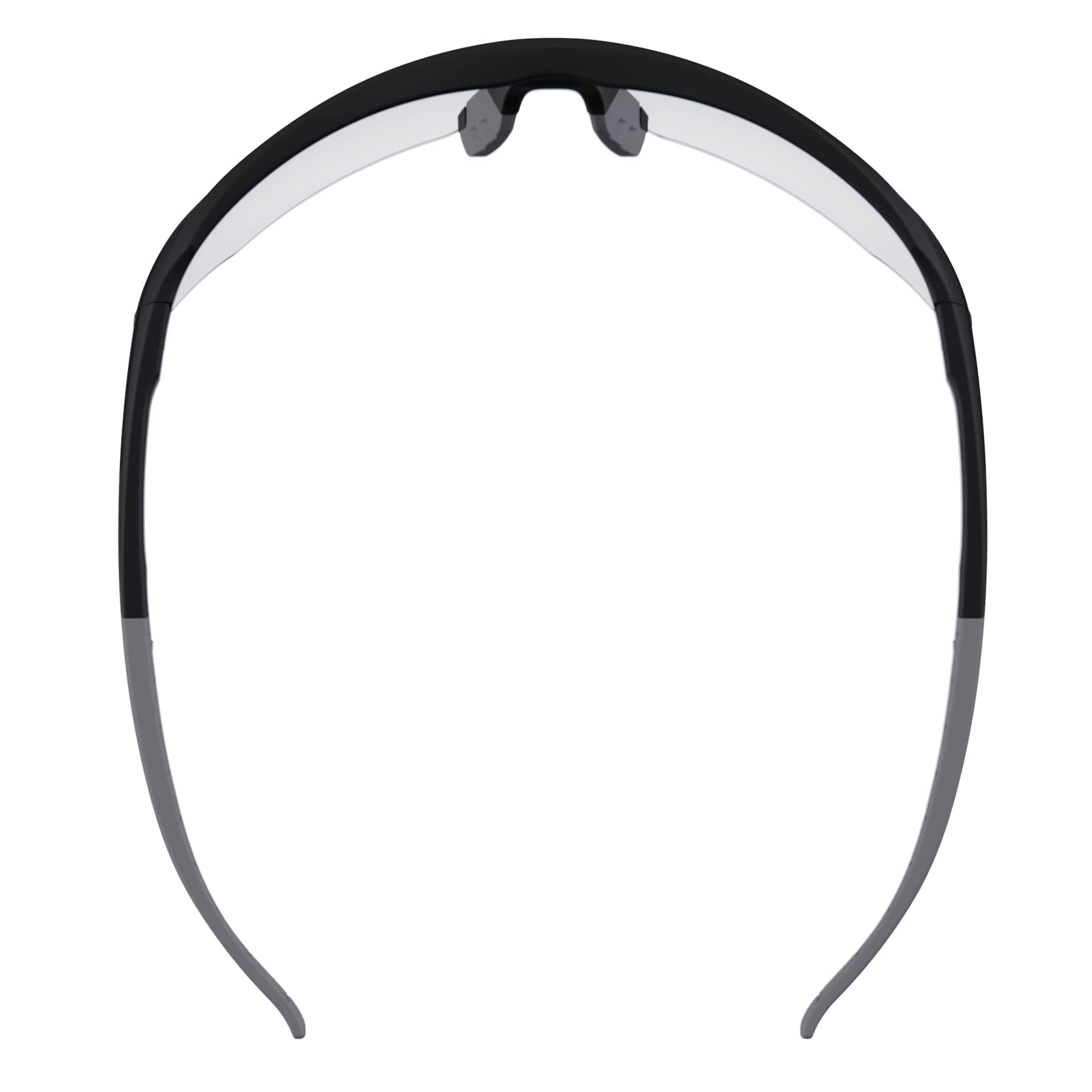 Ergodyne Skullerz SKOLL - Gafas de seguridad con marco negro mate, lente transparente antivaho, lente transparente antivaho, marco negro