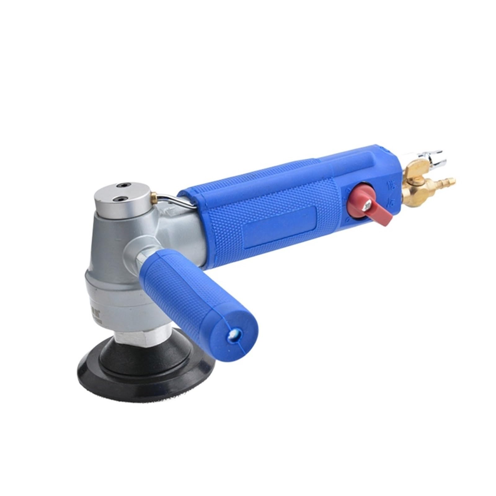 3 Zoll/4 Zoll Wasserstrahl-Pneumatikschleifer Marmor Jade Steinboden Luftpolierer Sander Polierschleifwerkzeug 4300 U/min(4 inch)