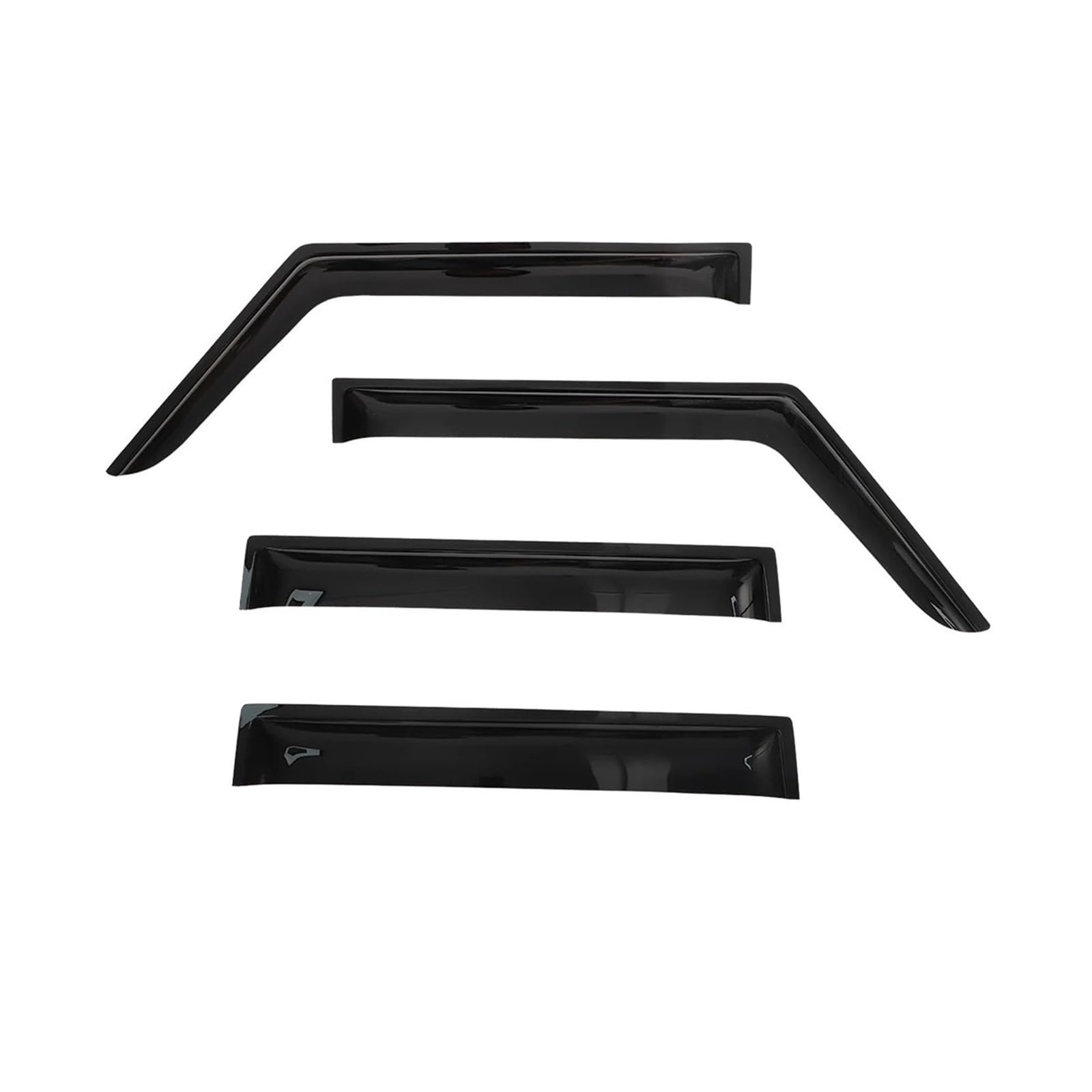 Windows Visor Car Side Window Wind Deflectors Vent Visors Exterior Sun Wind Rain Shield Fit for Jeep Wrangler JL 2018-2022 JK 2007-2018 4 Door Rainproof(for JK 07-18 4 Door)