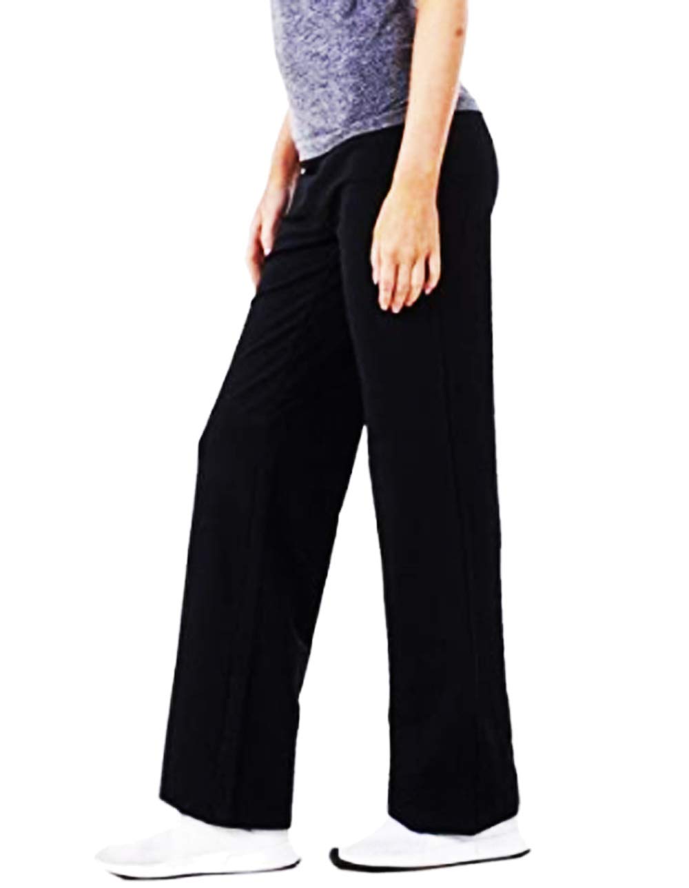 celebmodelook Ladies Cotton Stretch Tracksuit Bottoms Sports Gym Straight Leg Joggers Pants Plus Size Tall Length 28,30,32