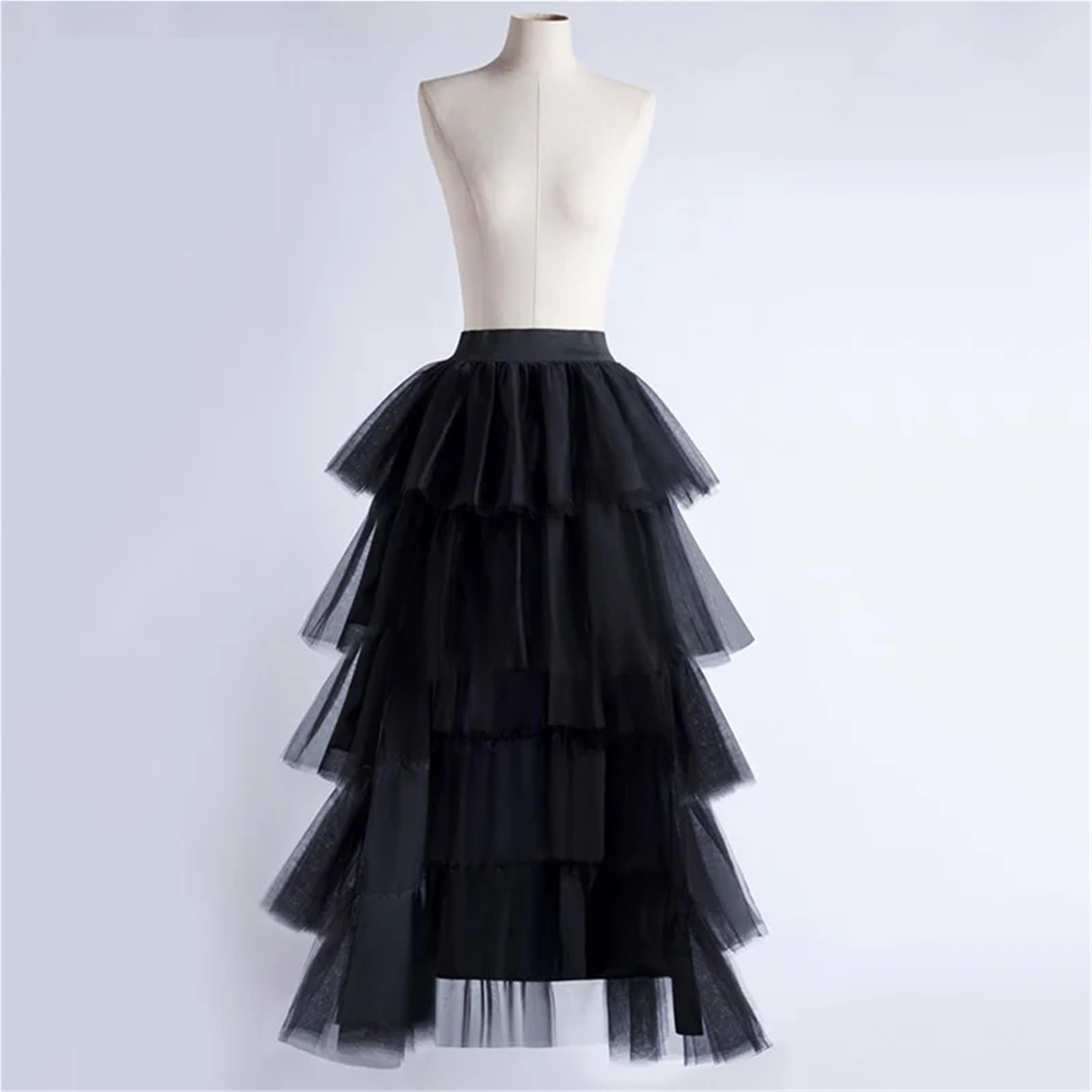 Sottoveste per abito Gonne Tutù da Donna, in Tulle a Strati, Sottogonna Lunga, Accessori Sposa