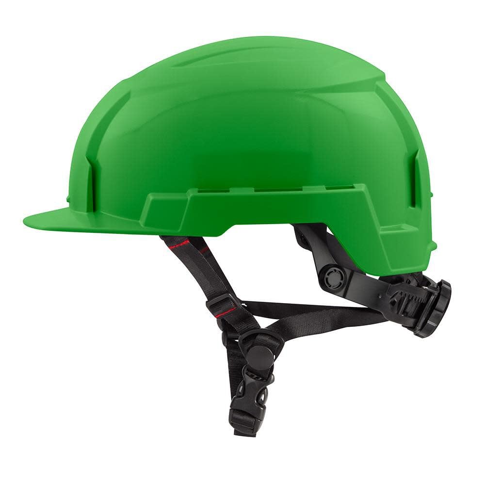 MILWAUKEE Green Front Brim Helmet with Bolt - (48-73-1327)