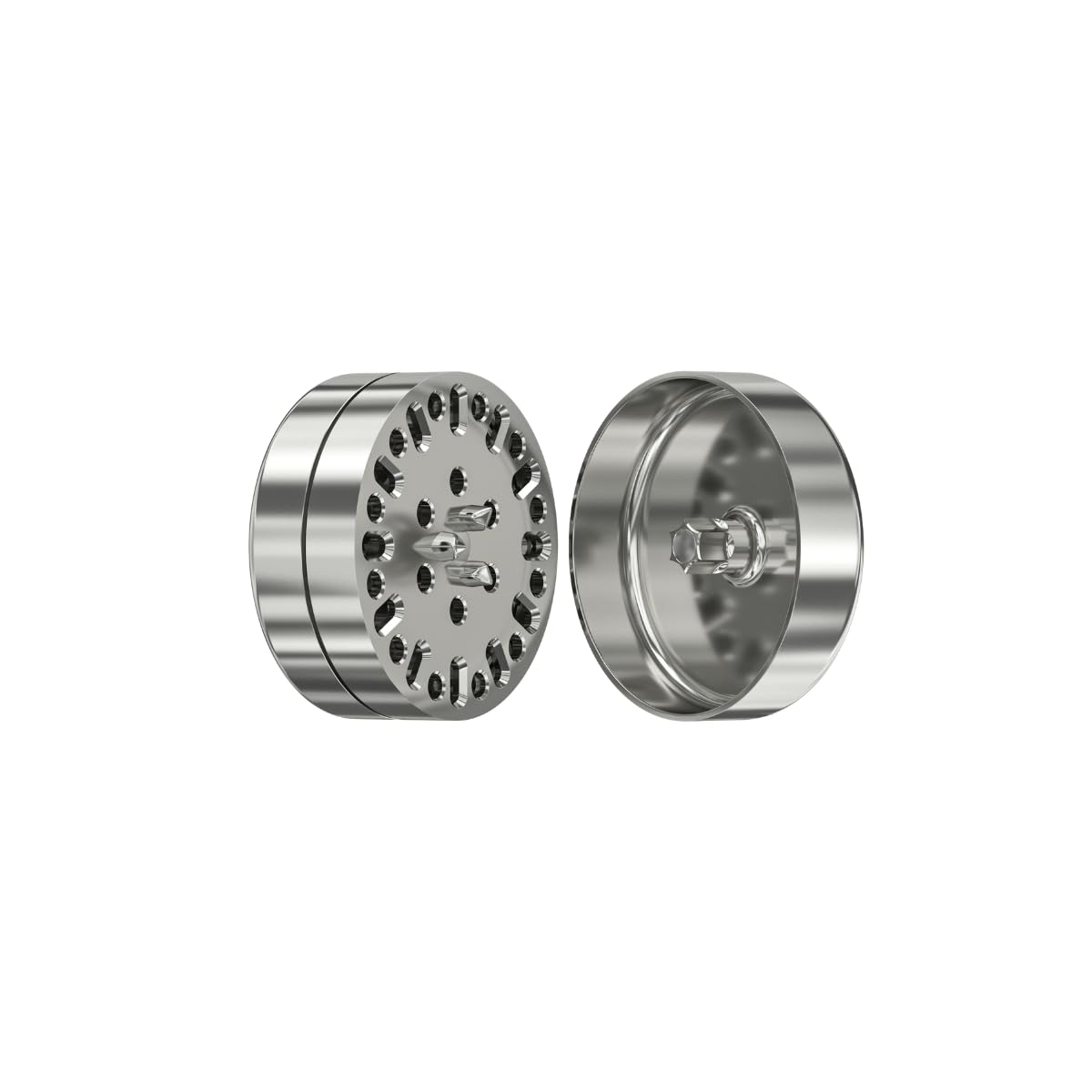 Premium Edelstahl Grinder Bel Air | 3-teilig | 608Z Kugellager-Technologie Original | California's Choice