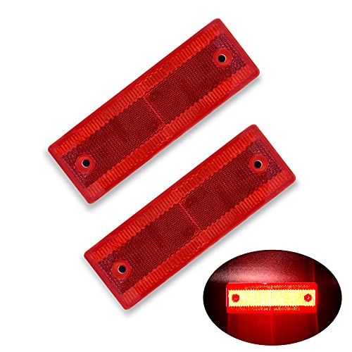 WELNENT 4A / GB23254 / CCC 2pcs Rectangle Reflector Self...