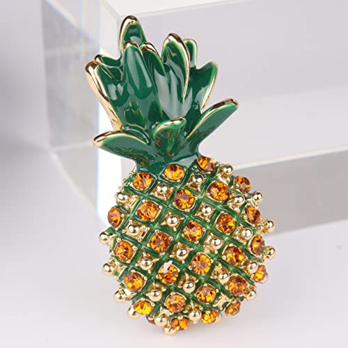 Image of Animal brooch Women's Fashion Unique Crystal Rhinestone Vintage Enamel Lapel Safety Pin, Clothing Jewelry Clothing Backpack Jacket Hat Decoration DIY