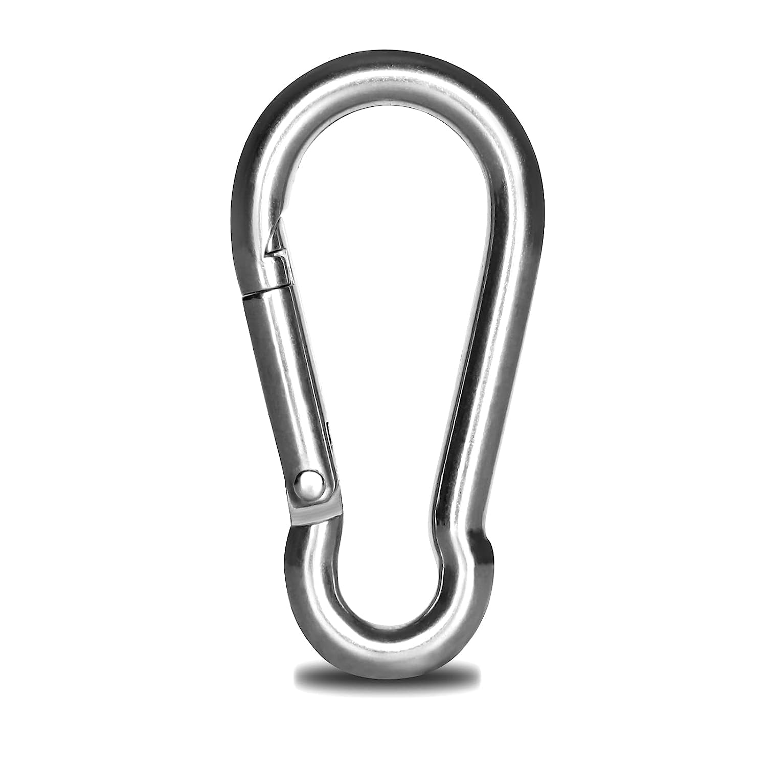 Leosportz Stainless Steel Snap Hook – Heavy Duty Safety Lock Cable Attachment | SnapHooks for Weight-Lifting, Mountain Climbing, Gym| M80x8 Metal Carabiner for Everyday Use (M8x80mm, Pack of 1)-image-42