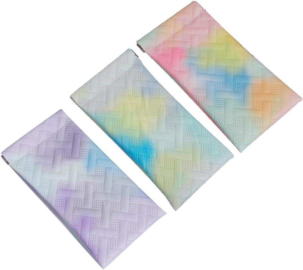 Cream PU Leather Eyeglasses Case...